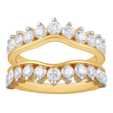 14k gold ring guards.